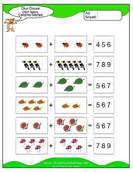 İşlemler yaprak test